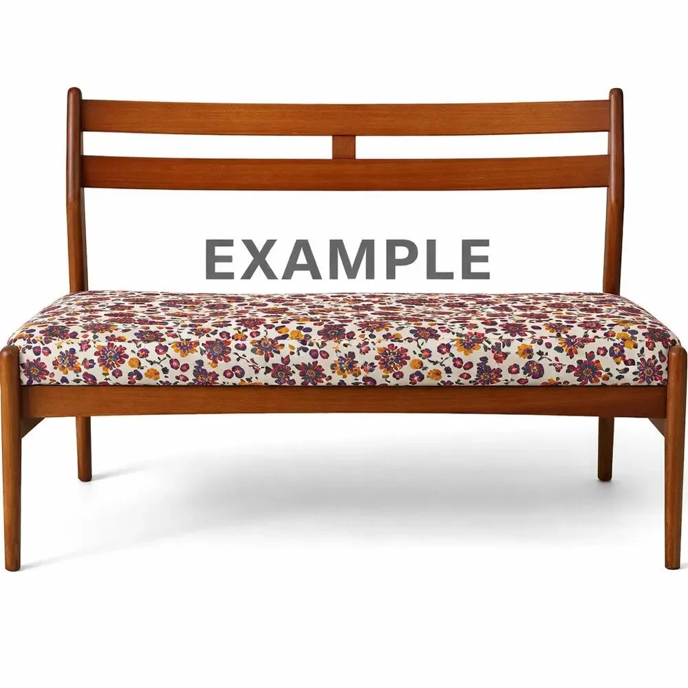 Vintage 70s Fabric Floral Cotton Fabric Cream Orange Red Purple 126” x 36”